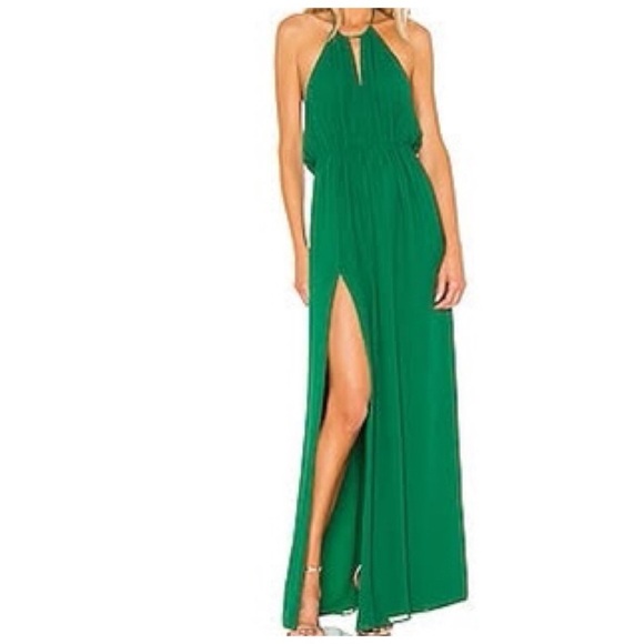 Majorelle revolve Symphony Gown in Green - Picture 1 of 16